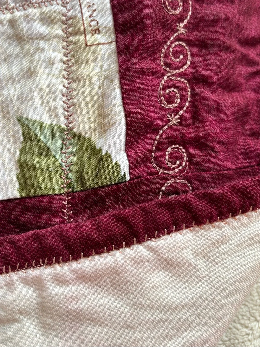 Patchwork Floral Quilt